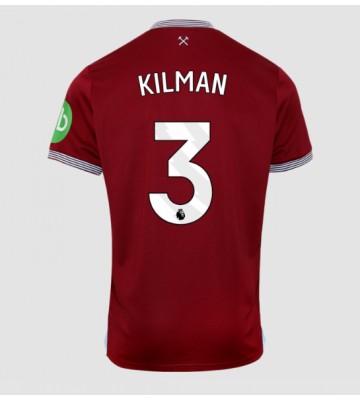 West Ham United Max Kilman #3 Domácí Dres 2025-26 Krátký Rukáv